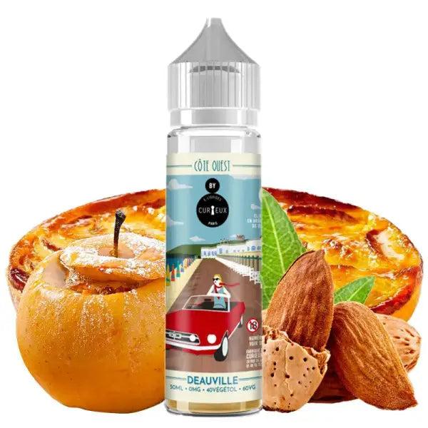 E-Liquide Deauville - Shortfill Format - Côte Ouest By Curieux | 50ml - Purevape.ch