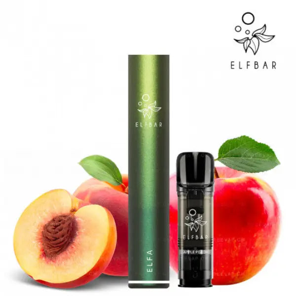 Kit Découverte Elfa Pro - Pomme Pêche - Elf bar - Purevape.ch