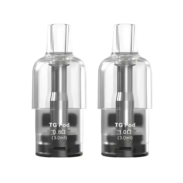 Cartouches Aspire Cyber G Slim avec résistances mesh intégrées pour cigarette électronique, compatible avec mod Aspire.