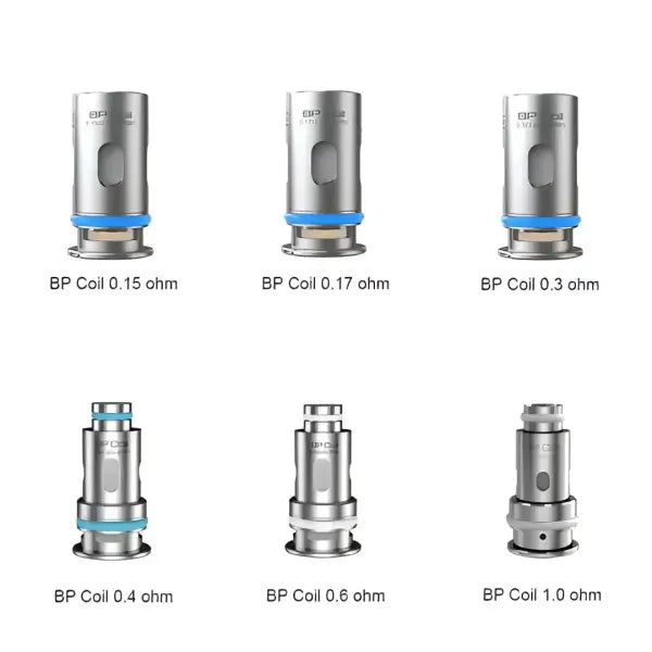 Résistances BP coils - Aspire | Pack x5 - Purevape.ch