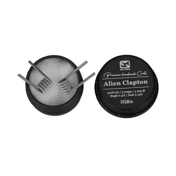 Alien Clapton Ni80 0.3Ω Handmade (2pcs) - BD Vape - Purevape.ch