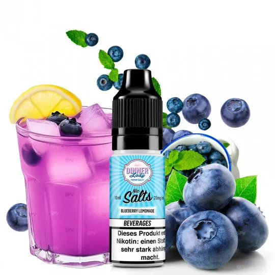 Blueberry Lemonade - Sels de nicotine - Dinner Lady | 10 ml - Purevape.ch