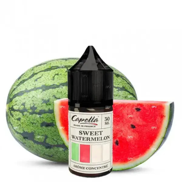Concentré DIY Sweet Watermelon de Capella France, liquide aromatisé à la pastèque pour e-liquide maison.