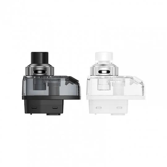 Cartouche GeekVape Aegis Hero de 6,5 ml pour cigarette électronique, contenant la cartouche avec drip tip et joints en détail.
