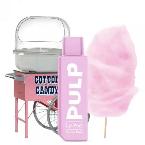 Cartouche Barbe à Papa - Le Pod Flip by Pulp - Purevape.ch