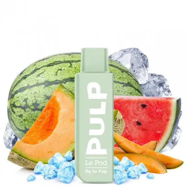 Cartouche Pastèque Melon Givrés - Le Pod Flip by Pulp - Purevape.ch