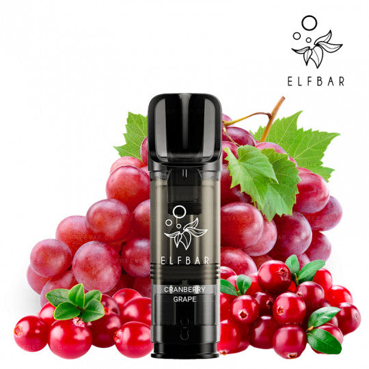 Cartouches Elfa Pro - Cranberry Raisin - Elf Bar | Pack x2 - Purevape.ch