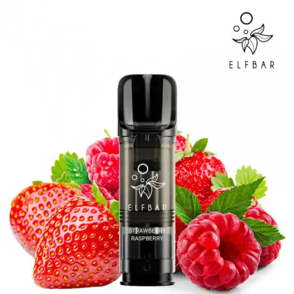 Cartouches Elfa Pro - Fraise Framboise - Elf Bar | Pack x2 - Purevape.ch