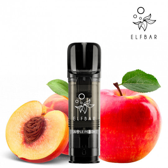 Cartouches Elfa Pro - Pomme Pêche - Elf Bar | Pack x2 - Purevape.ch