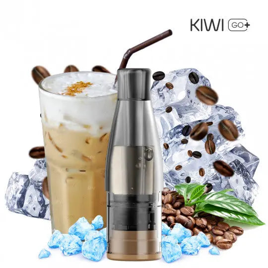 Cartouches Kiwi GO PLUS - Latte Ice - Kiwi Vapor | Pack x2 - Purevape.ch