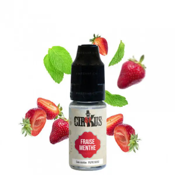 Cirkus Authentic Fraise Menthe VDLV - 12 mg/ml - E-Liquide