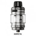 Clearomiseur Voopoo Uforce X Tank 2 avec réservoir en verre et drip tip en plastique, compatible avec plusieurs résistances.