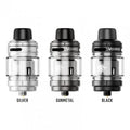 Clearomiseur Voopoo Uforce X Tank 2 avec réservoir en verre et embouts d’atomiseur, design moderne pour vapotage.