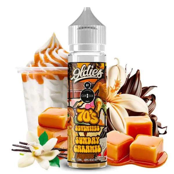 E-Liquide Seventies - 70'S - Édition Oldies by Curieux | 50ml "Shortfill 70ml" - Purevape.ch