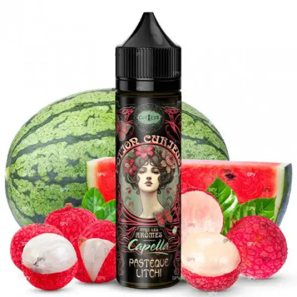 Pastèque Litchi (arômes Capella) - Potion Curieuse by Curieux | 50 ml - Purevape.ch