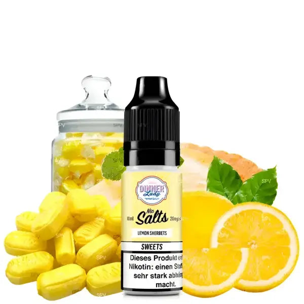 Lemon Sherbets - Sels de nicotine - Dinner Lady | 10 ml - Purevape.ch