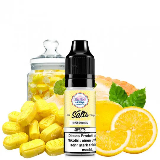 Lemon Sherbets - Sels de nicotine - Dinner Lady | 10 ml - Purevape.ch