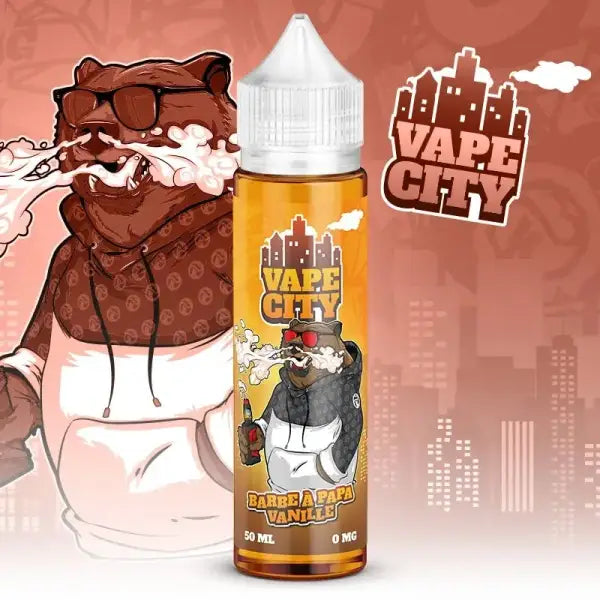 E-Liquide Barbe à papa Vanille - VAPE CITY - 50ml - Purevape.ch