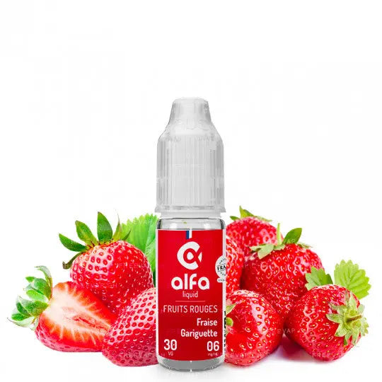 Fraise Gariguette - Alfaliquid | Fruits rouges | 10 ml - Purevape.ch