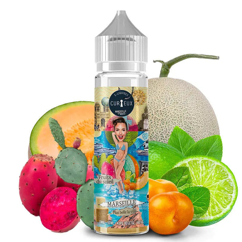 E-Liquide Marseille Plus Belle la Ville - Édition Hexagone by Curieux | 50ml "Shortfill 70ml" - Purevape.ch