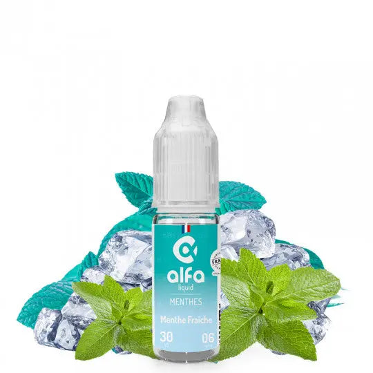 Menthe Fraîche - Alfaliquid | Menthes | 10 ml - Purevape.ch