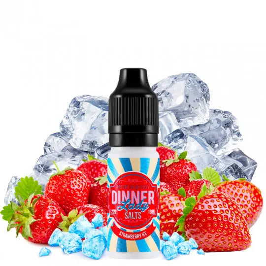 E-liquide Strawberry Ice - Sels de nicotine - Dinner Lady | 10ml - Purevape.ch