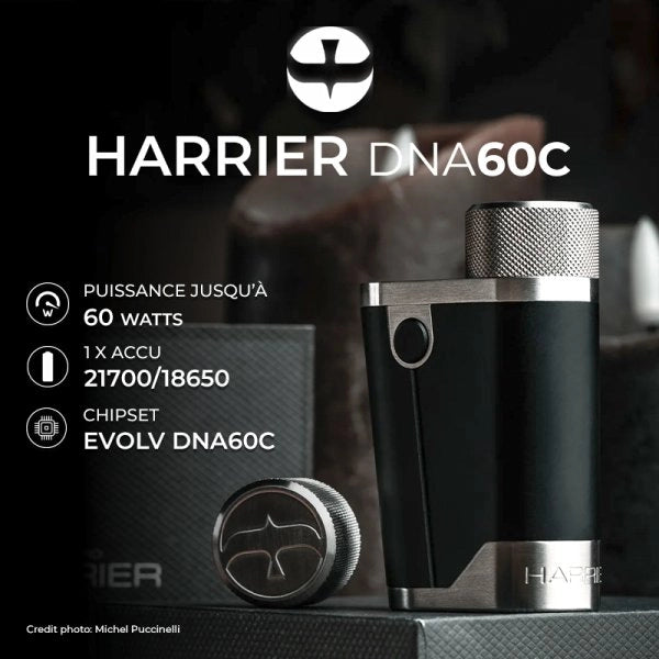 Harrier DNA60C 21700/18650 - Early Bird - Purevape.ch