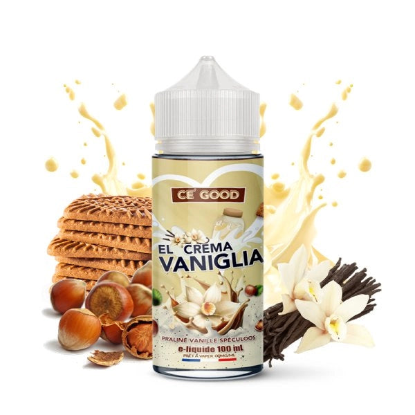 El Crema Vaniglia Ce'good 0mg 100ml - Concentré gourmand - Purevape.ch