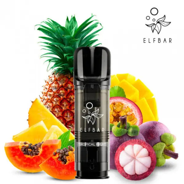 Cartouches Elfa Pro - Fruits tropicaux - Elf Bar | Pack x2 - Purevape.ch