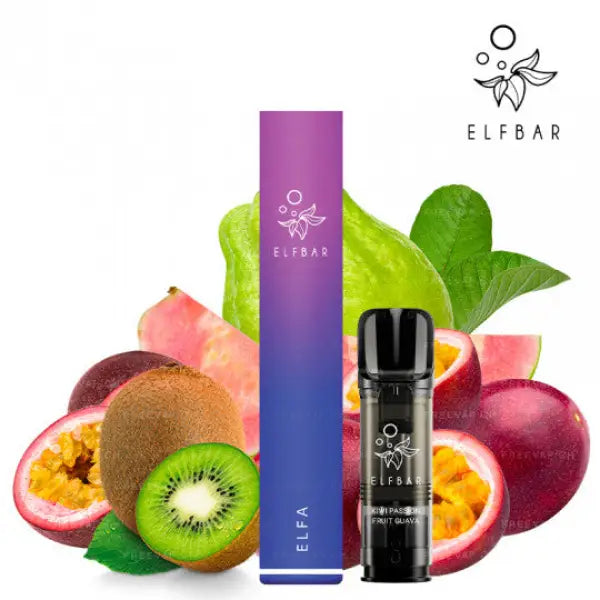 Kit Découverte Elfa Pro - Passion Kiwi Goyave - Elf bar - Purevape.ch