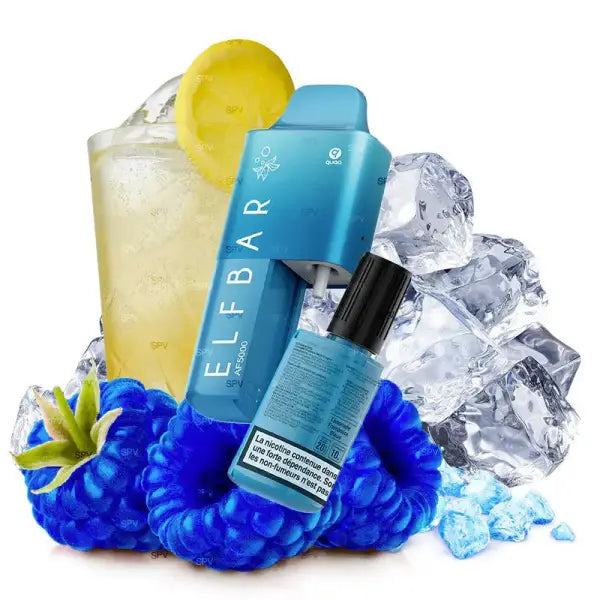 Kit AF5000 - Limonade Framboise Bleue - Elf Bar - Purevape.ch
