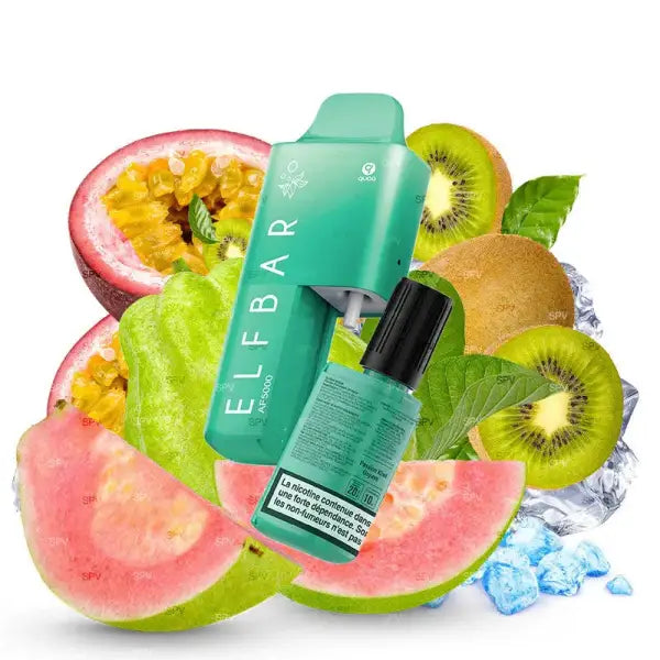 Kit AF5000 - Passion Kiwi Goyave - Elf Bar - Purevape.ch
