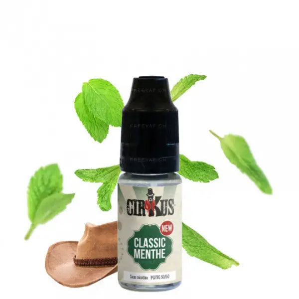 Eliquide Classic Menthe CirKus Authentic VDLV - 12 mg/ml - E-Liquide