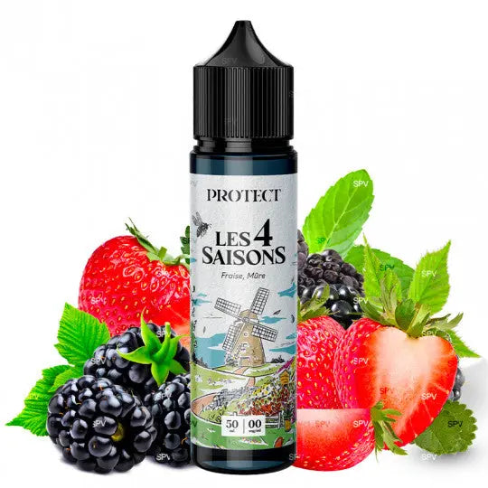 Fraise Mûre - Printemps - Les 4 Saisons by Protect | 50 ml - Purevape.ch