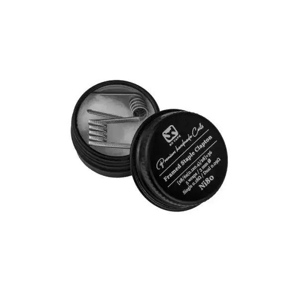 Framed Staple Clapton Ni80 0.18Ω Handmade (2pcs) - BD Vape - Purevape.ch