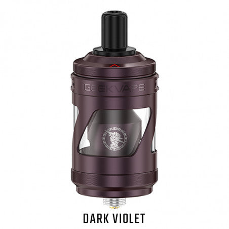 Clearomiseur Z Nano MTL GeekVape noir avec réservoir en verre et airflow ajustable, conçu pour la vape en inhalation indirecte.