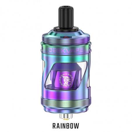 Clearomiseur Z Nano MTL de GeekVape, noir, design compact avec drip tip, pour vapoteurs en inhalation indirecte.