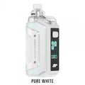 Kit complet Aegis Hero 5 GeekVape avec mod, réservoir et accessoires visibles, conçu pour une utilisation de vapotage avancée.