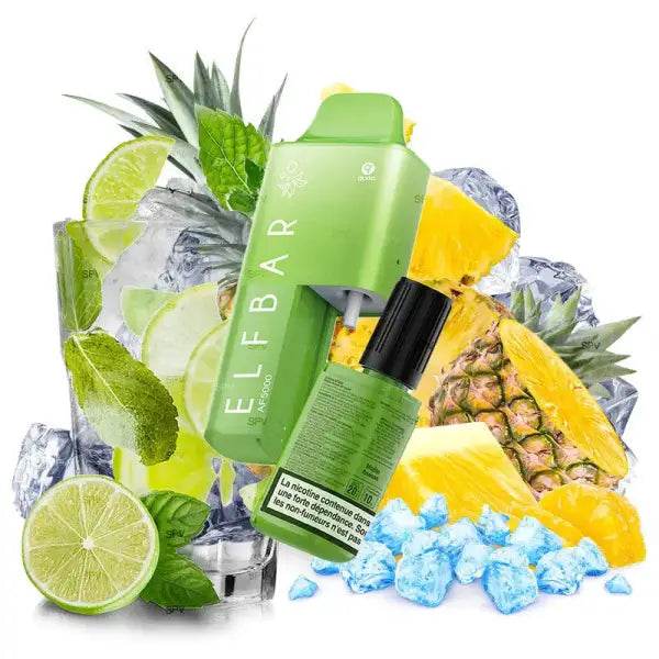 Kit AF5000 - Mojito Ananas - Elf Bar - Purevape.ch
