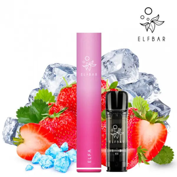 Kit Découverte Elfa Pro - Fraise Glacée - Elf bar - Purevape.ch