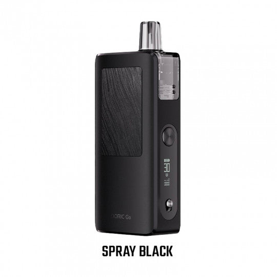 Kit Pod Doric Go Voopoo, kit complet avec pod rechargeable et écran, pour vapotage facile et pratique.