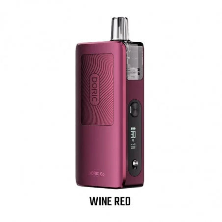 Kit Pod Doric Go Voopoo, kit complet avec écran et pod rechargeable, pour une vape facile et moderne.