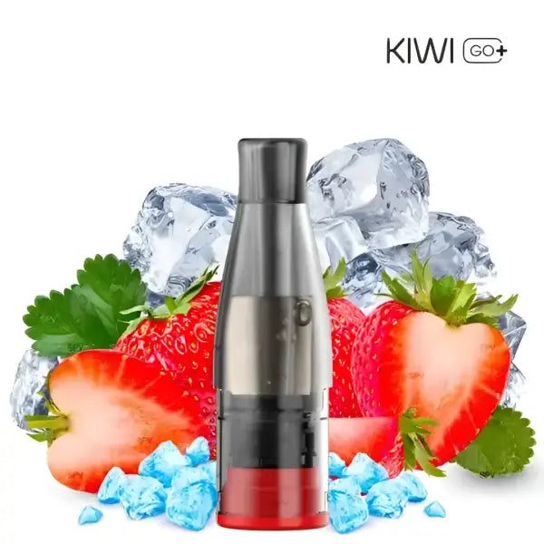 Cartouches Kiwi GO PLUS - Strawberry Ice - Kiwi Vapor | Pack x2 - Purevape.ch