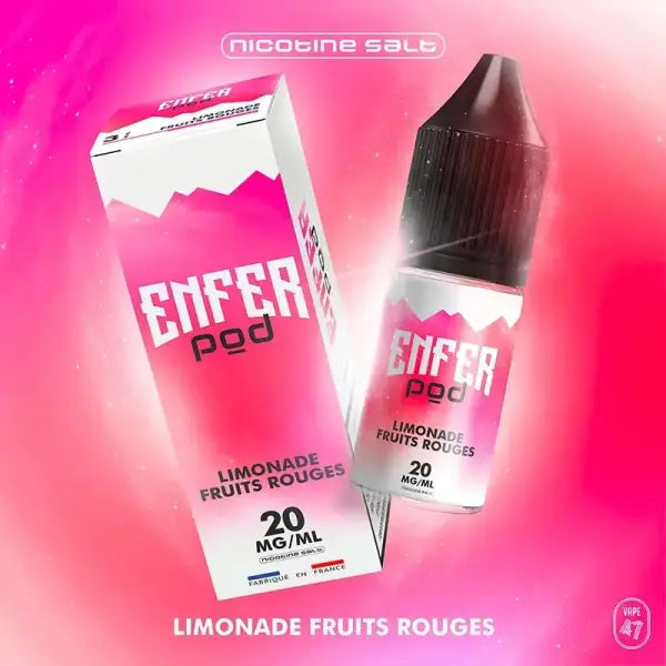Limonade Fruits Rouges Salts Enfer Pod - 10/20mg - Purevape.ch