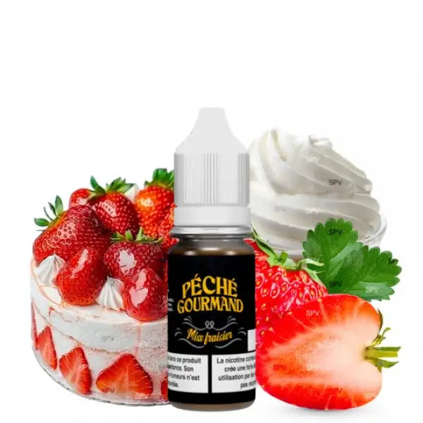 Miss Fraisier - Sels de Nicotine - Péché Gourmand by Liquidelab | 10 ml - Purevape.ch