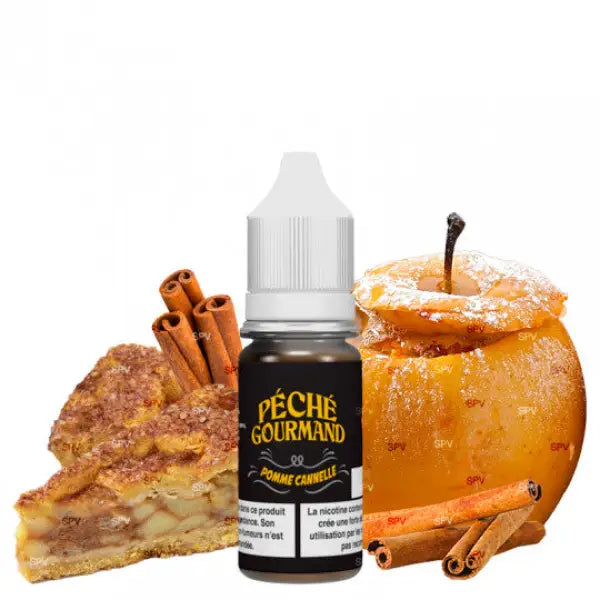 Pomme Cannelle - Sels de Nicotine - Péché Gourmand by Liquidelab | 10 ml - Purevape.ch