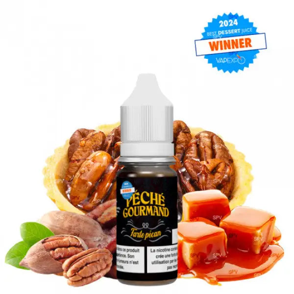 Tarte Pécan - Sels de Nicotine - Péché Gourmand by Liquidelab | 10 ml - Purevape.ch