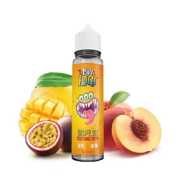 Tireboulette Pêche Mangue Passion 50ml - Liquideo Multifreeze - Purevape.ch