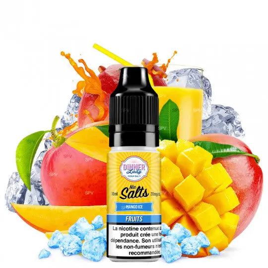 Mango Ice - Sels de nicotine - Dinner Lady | 10 ml - Purevape.ch