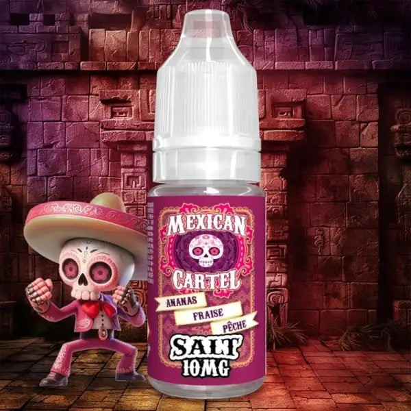 Ananas Fraise Peche Salt Mexican Cartel - 10/20mg - Purevape.ch